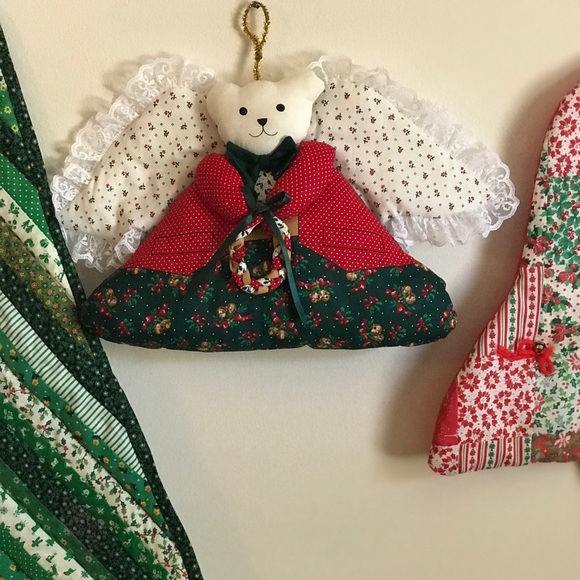 Rare Vintage Handmade Angel Bear Christmas Bundle - Picture 6 of 8